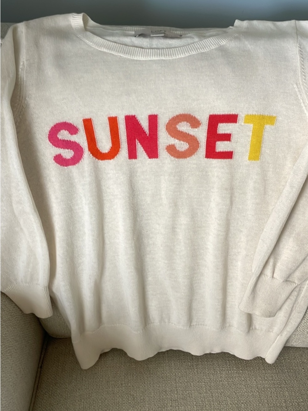 SUNSET Loft Sweater S
